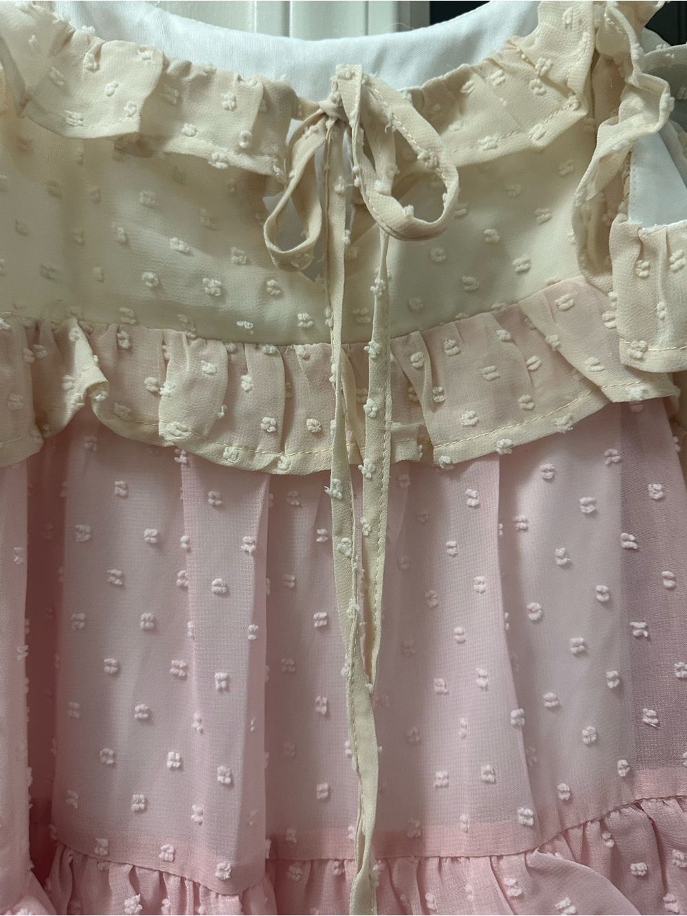Tiered Pink Ombré Dress Women’s Sz XL - Picture 4 of 5